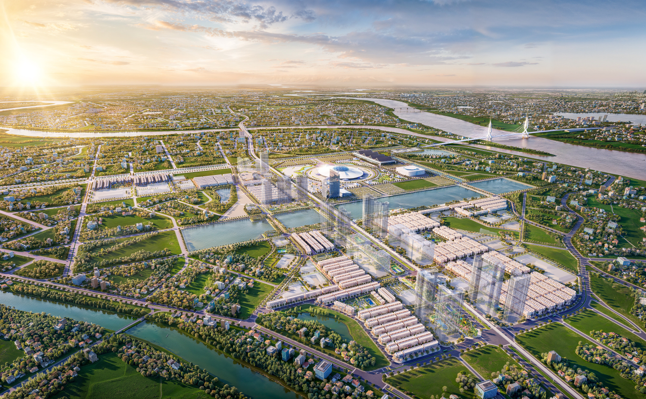 Phối cảnh tổng thể khu đô thị Vinhomes Global Gate